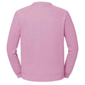 Light Pink - Back - Fruit of the Loom Unisex Adult Classic Raglan Sweatshirt