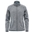 Granite - Pack Shot - Stormtech Womens-Ladies Avalante Heather Full Zip Fleece Jacket