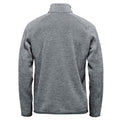 Granite - Back - Stormtech Mens Avalante Heather Full Zip Fleece Jacket