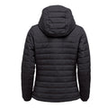 Black - Back - Stormtech Womens-Ladies Nautilus Quilted Hooded Jacket