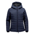 Navy - Front - Stormtech Womens-Ladies Nautilus Quilted Hooded Jacket