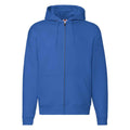 Royal Blue - Front - Fruit of the Loom Unisex Adult Premium Full Zip Hoodie