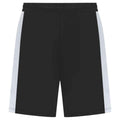 Black-White - Front - Finden & Hales Childrens-Kids Knitted Sweat Shorts