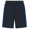 Navy-Royal Blue - Back - Finden & Hales Childrens-Kids Knitted Sweat Shorts