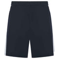 Navy-White - Front - Finden & Hales Childrens-Kids Knitted Sweat Shorts