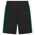 Black-Emerald - Back - Finden & Hales Childrens-Kids Knitted Sweat Shorts