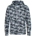 Grey Camo - Front - Awdis Mens Camouflage Hoodie