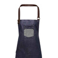 Indigo Denim - Back - Premier Division Bibbed Apron