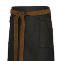 Indigo Denim-Brown Denim - Back - Premier Division Waist Apron