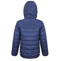 Navy-Royal Blue - Back - Result Core Childrens-Kids Soft Padded Jacket