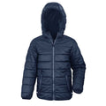 Navy - Front - Result Core Childrens-Kids Soft Padded Jacket