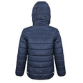 Navy - Back - Result Core Childrens-Kids Soft Padded Jacket