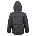 Black-Orange - Back - Result Core Childrens-Kids Soft Padded Jacket