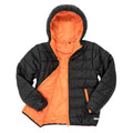 Black-Black - Side - Result Core Childrens-Kids Soft Padded Jacket