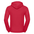 Classic Red - Back - Russell Mens Plain Hoodie