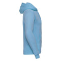 Sky Blue - Side - Russell Mens Plain Hoodie