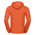 Orange - Back - Russell Mens Plain Hoodie