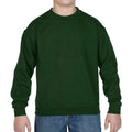 Forest Green - Front - Gildan Childrens-Kids Heavy Blend Drop Shoulder Sweatshirt