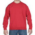 Red - Front - Gildan Childrens-Kids Heavy Blend Drop Shoulder Sweatshirt