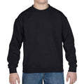 Black - Front - Gildan Childrens-Kids Heavy Blend Drop Shoulder Sweatshirt