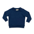 Navy - Front - Larkwood Baby Crew Neck Sweatshirt