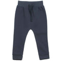 Navy - Front - Larkwood Baby Jogging Bottoms