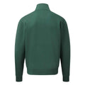 Bottle Green - Back - Russell Mens Authentic Sweat Jacket