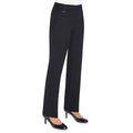 Navy - Front - Brook Taverner Womens-Ladies One Venus Trousers