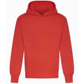 Soft Red - Front - Awdis Mens Signature Heavyweight Hoodie