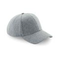 Heather Grey - Front - Beechfield Unisex Adult Athleisure Jersey Baseball Cap