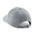 Heather Grey - Back - Beechfield Unisex Adult Athleisure Jersey Baseball Cap