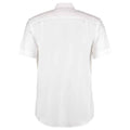 White - Back - Kustom Kit Mens Workwear Oxford Classic Short-Sleeved Shirt