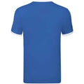 Royal Blue-White - Back - Fruit of the Loom Mens Ringer Contrast T-Shirt