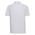 White - Back - Russell Mens Ultimate Cotton Pique Polo Shirt