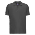 Titanium - Front - Russell Mens Ultimate Cotton Pique Polo Shirt