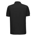 Black - Back - Russell Mens Ultimate Cotton Pique Polo Shirt