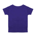 Purple - Back - Larkwood Baby Plain T-Shirt