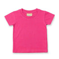 Fuchsia - Front - Larkwood Baby Plain T-Shirt