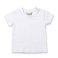 White - Front - Larkwood Baby Plain T-Shirt