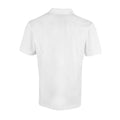 White - Back - Premier Mens Coolchecker Pique Polo Shirt