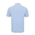 Light Blue - Back - Premier Mens Coolchecker Pique Polo Shirt