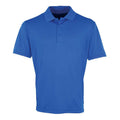 Royal Blue - Front - Premier Mens Coolchecker Pique Polo Shirt