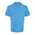 Sapphire Blue - Back - Premier Mens Coolchecker Pique Polo Shirt