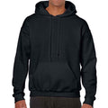 Black - Front - Gildan Unisex Adult Heavy Blend Hoodie