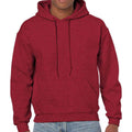 Antique Cherry Red - Front - Gildan Unisex Adult Heavy Blend Hoodie