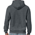 Dark Heather - Back - Gildan Unisex Adult Heavy Blend Hoodie