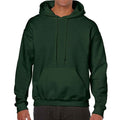 Forest Green - Front - Gildan Unisex Adult Heavy Blend Hoodie