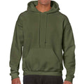 Military Green - Front - Gildan Unisex Adult Heavy Blend Hoodie