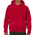 Cherry Red - Front - Gildan Unisex Adult Heavy Blend Hoodie