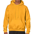 Gold - Front - Gildan Unisex Adult Heavy Blend Hoodie